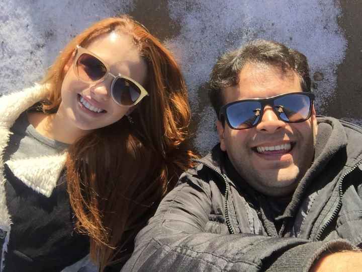 Qual a reação de vocês , quando noivaram ? - 1