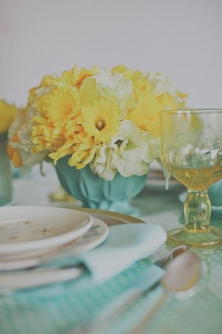 Azul e amarelo