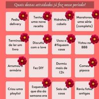 Bingo da quarentena: quem se atreve? #NoivasEmCasa - 1