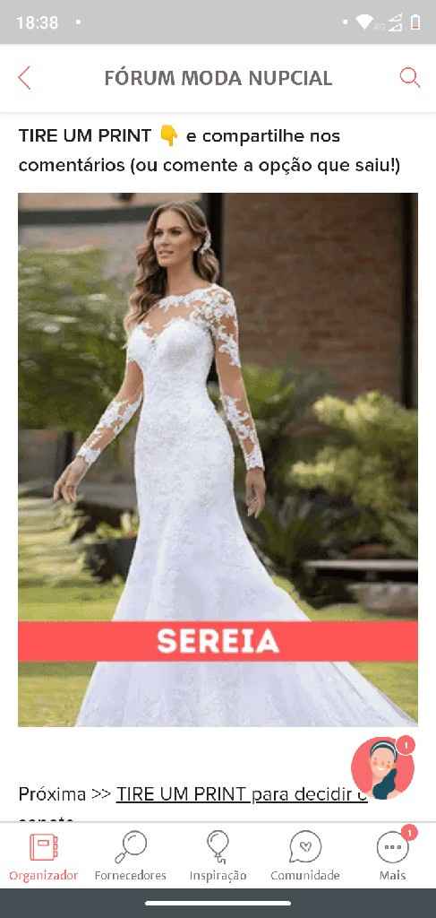 TIRE UM PRINT para decidir o vestido - 1