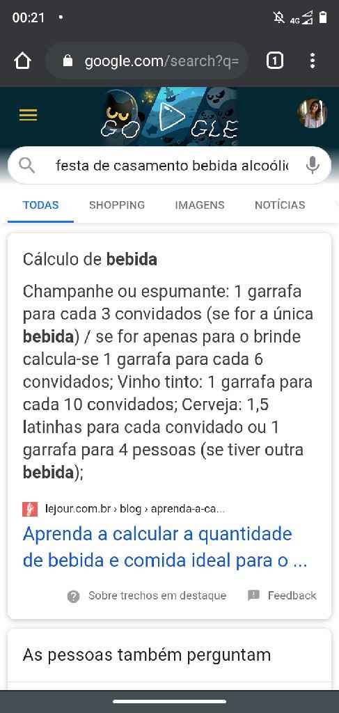 Quantidade de bebida 🍺🍹🍸🍷🥂🥃 - 2