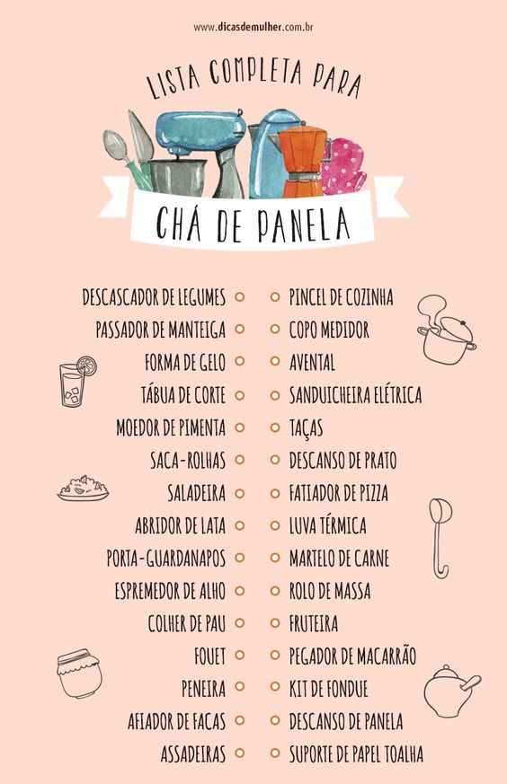 Chá de panela/cozinha - 1