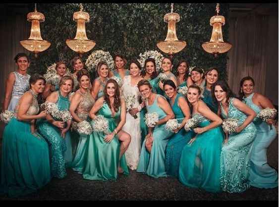 Cores vestido madrinhas - 1