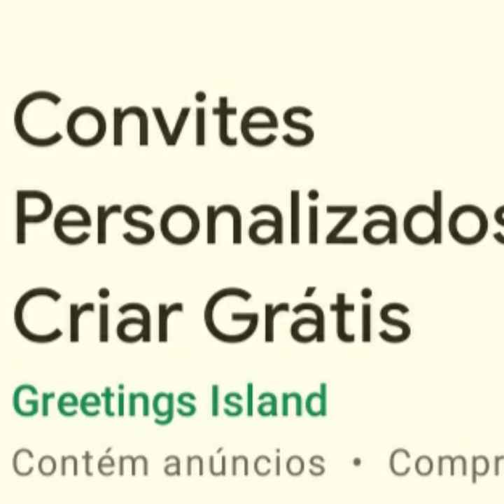 Convite online - 1