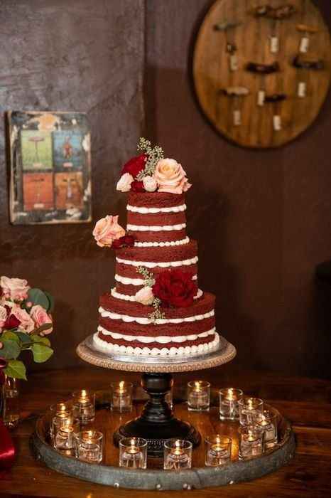 Bolo de casamento: red velvet 6