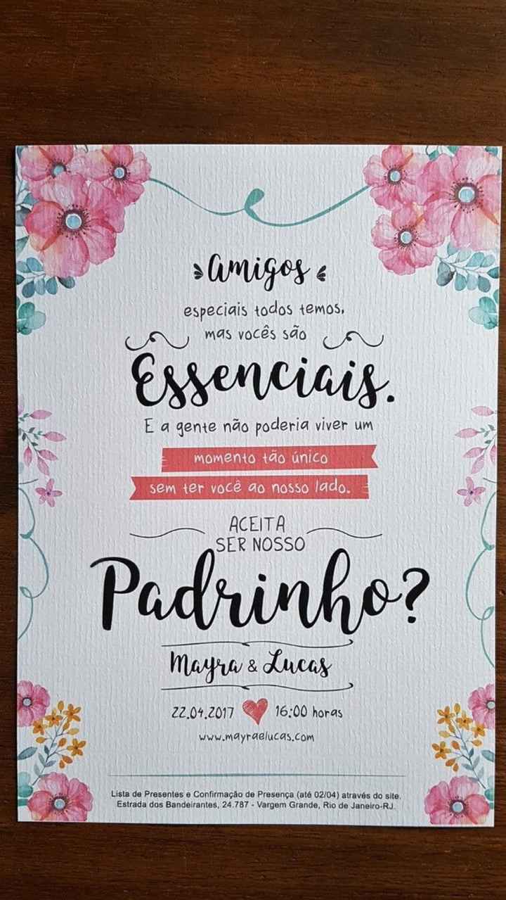 Convites especiais - 1