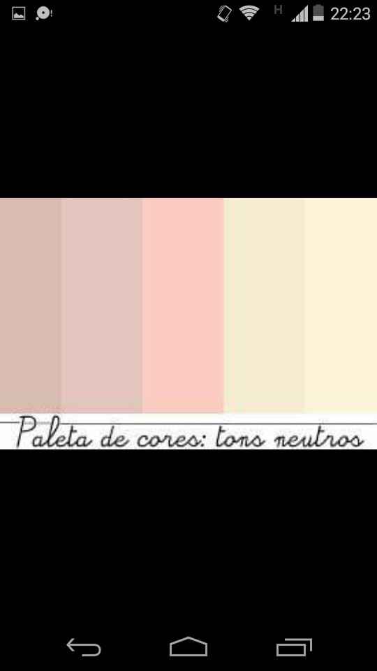 Paleta de cores - 1