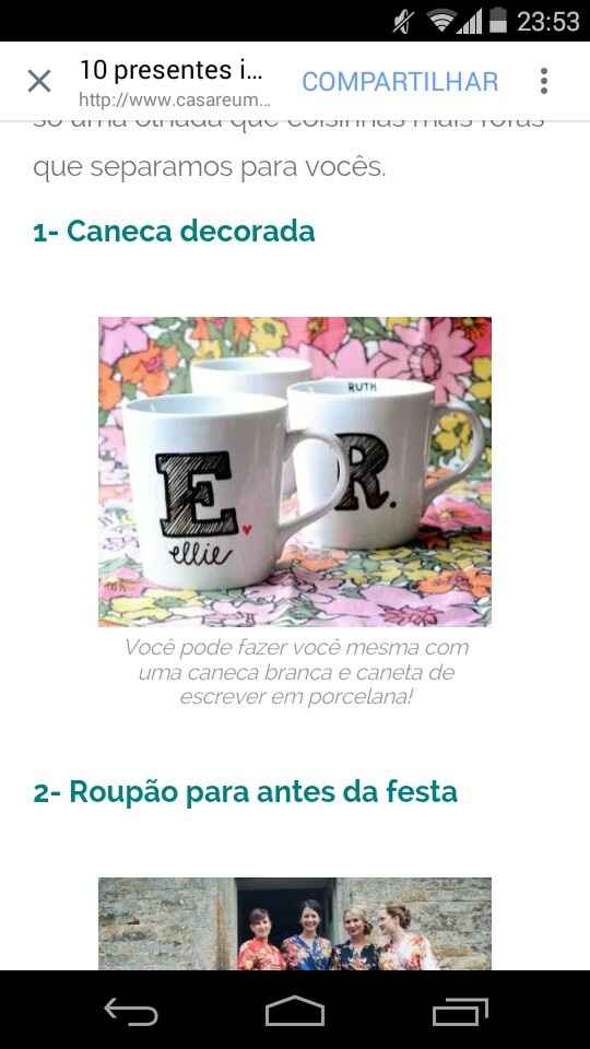O que dar para os padrinhos? - 4