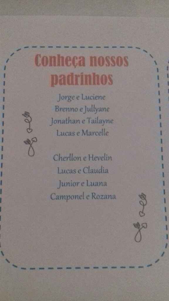 Convite dos padrinhos! - 9