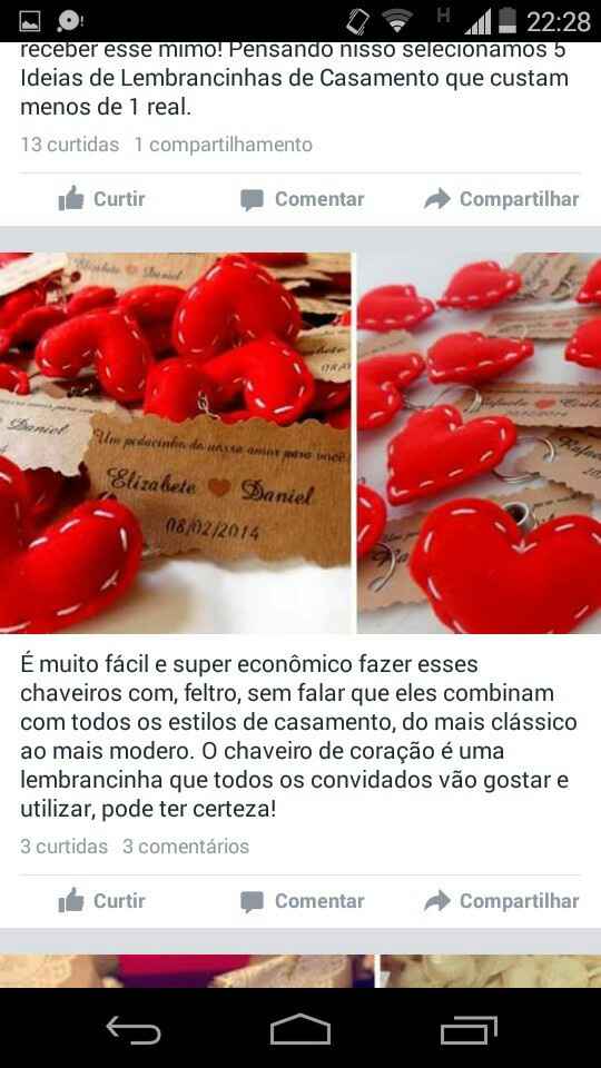 Lembrancinha de casamento - 1