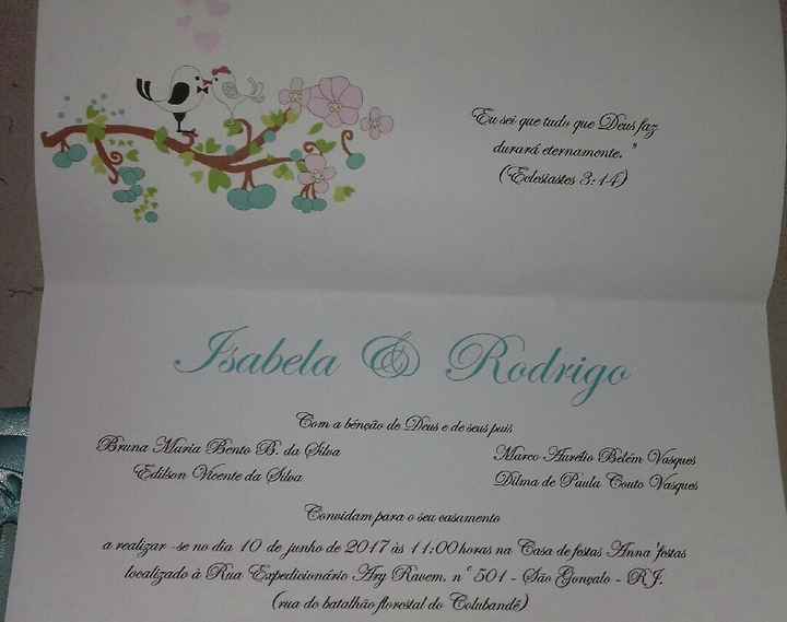Meus convites! - 1