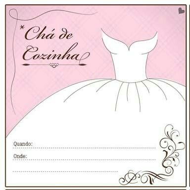 Cha de cozinha - convite help - 1