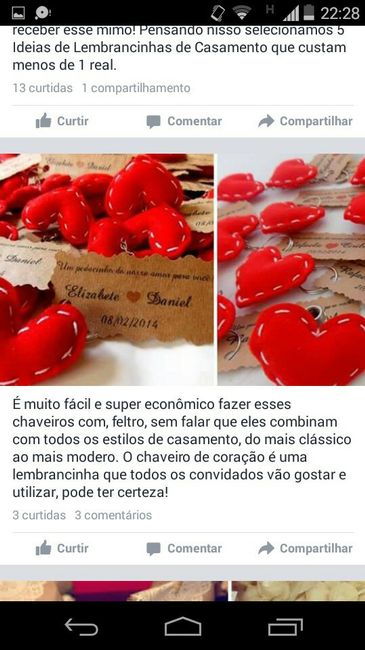 Lembrancinha de casamento - 1