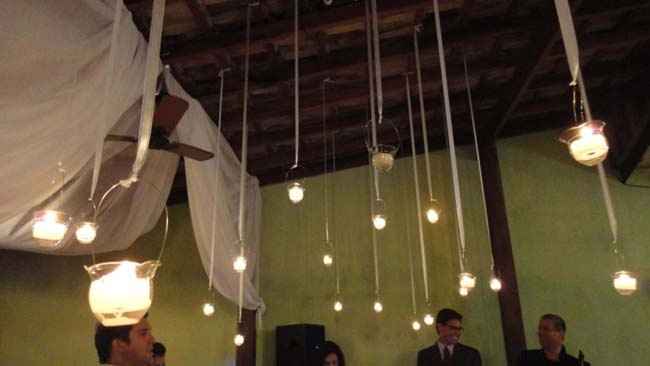 Velas suspensas