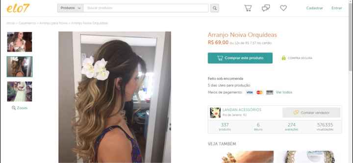 Acessórios para o cabelo. - 1