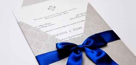 Convite de casamento