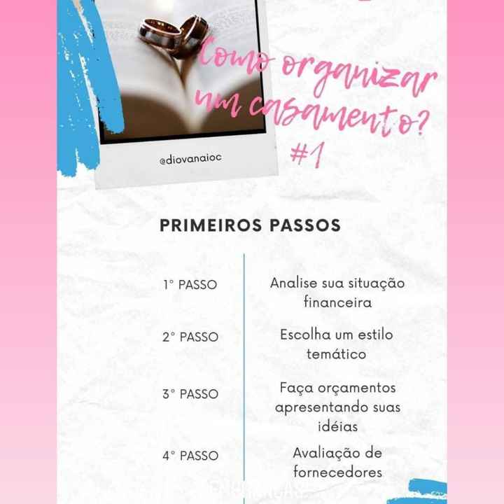 Planejamento de casamento 💒 - 1