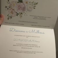 Convite de casamento 💒 - 1