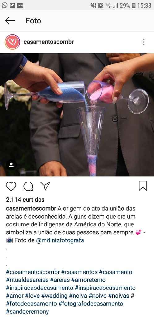 O que é a cerimônia das areias? - 1
