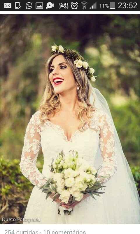 Vestido de manga longa qual penteado usar? - 2