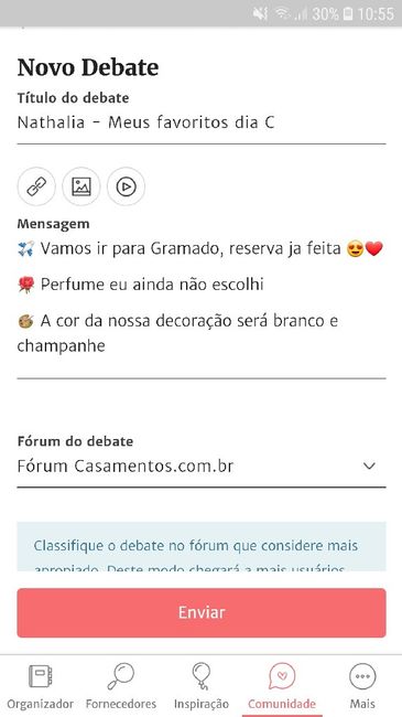 ÚLTIMO PASSO: Compartilhe seus favoritos de casamento! 4