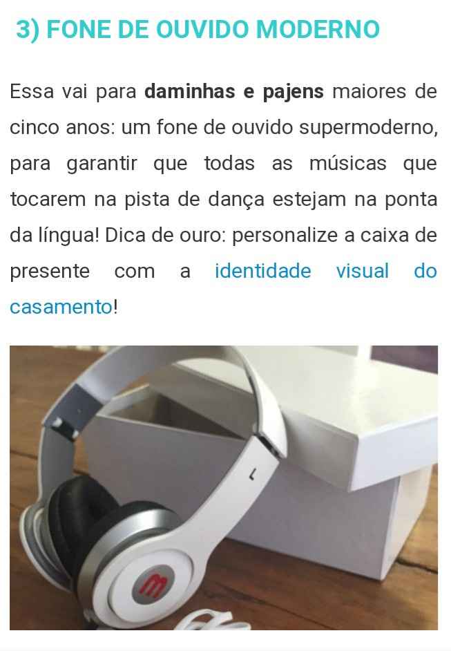 Lembrança para Pajens dicas - 3