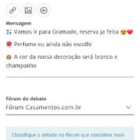 ÚLTIMO PASSO: Compartilhe seus favoritos de casamento! - 1