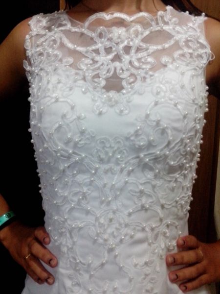 Vestido de Noiva Aliexpress frente