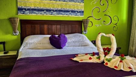 O quarto da pousada