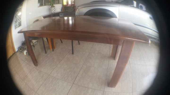 Mesa do bolo rustica 