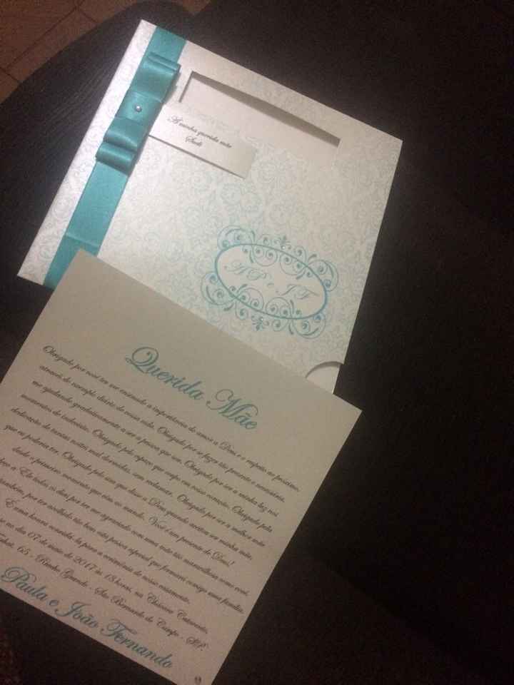 Convites dos pais 😍😍😍..#vemver - 2