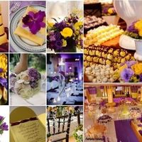 Roxo e amarelo