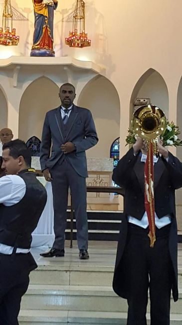 Meu amor me esperando no altar