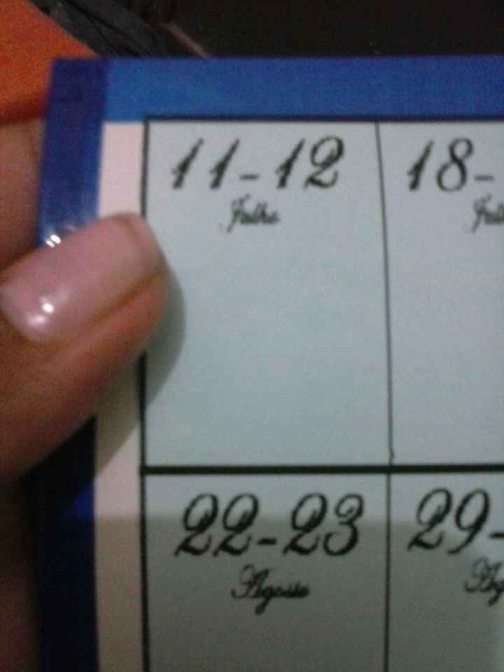 Calendário de mesa só de fim de semana!! - 5