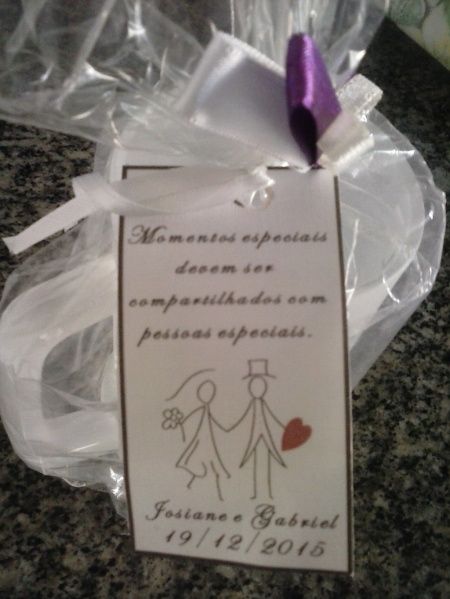 Lembranças dos padrinhos