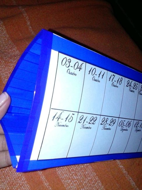 Calendário de mesa só de fim de semana!! - 3