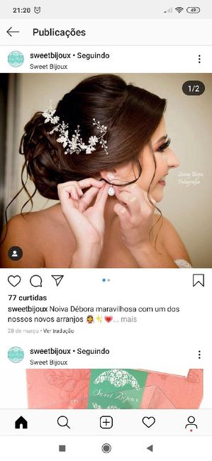 Acessório de noiva - #socorro - 1