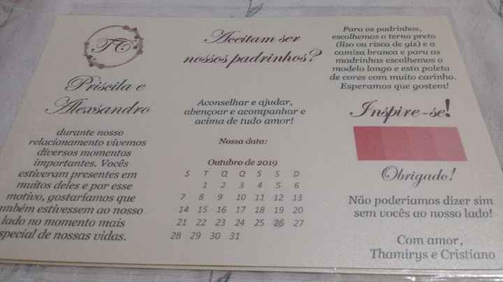 Convite padrinhos - 1