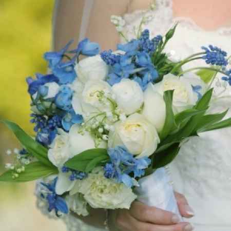 Buquê azul