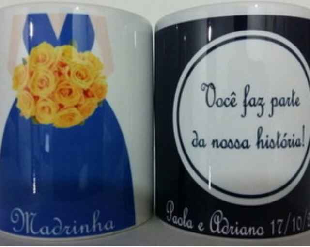 O que dar para os padrinhos? - 1