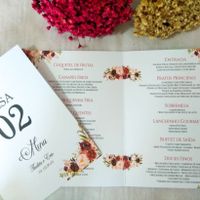 Número de mesa + menu +  agradecimento - 2