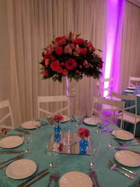 Decoraçao azul e rosa - 9
