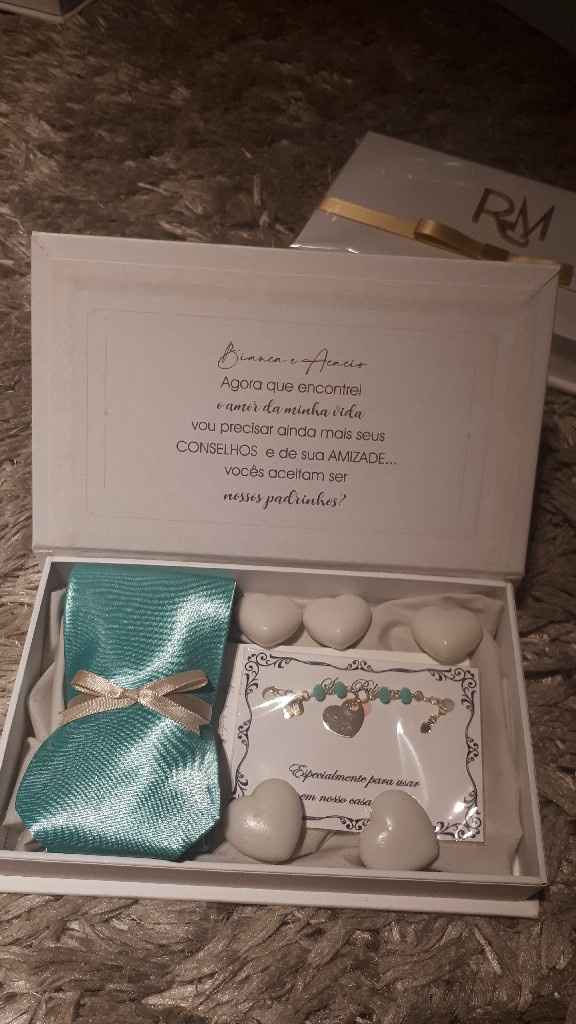 Meus convites dos padrinhos...❤ - 2