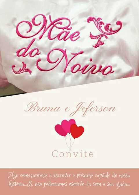 Convite dy irmã e sogra - 1