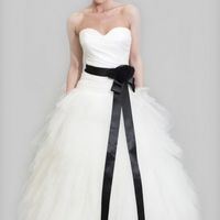 Vestido de noiva com faixa, pode? - 1