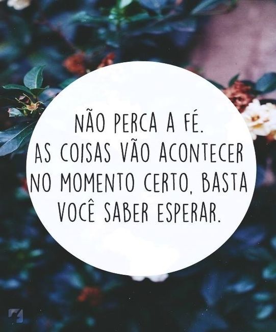 Não perca a fé!