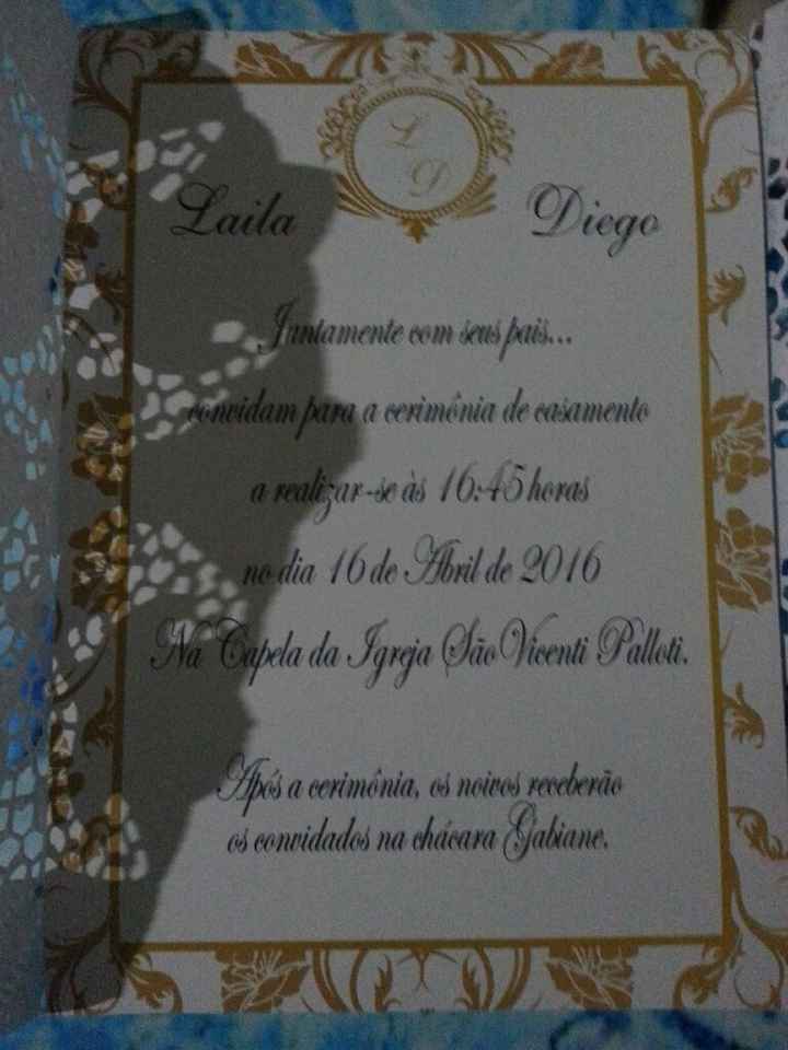 Nossos convites  quuuase pronto! vem ver!! - 4