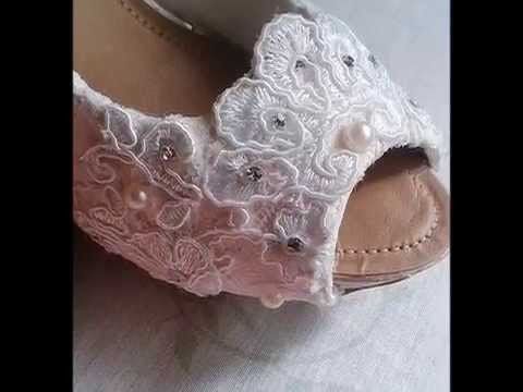 Inspiração sapato com renda