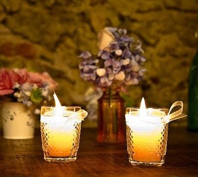 Copos para decoração.