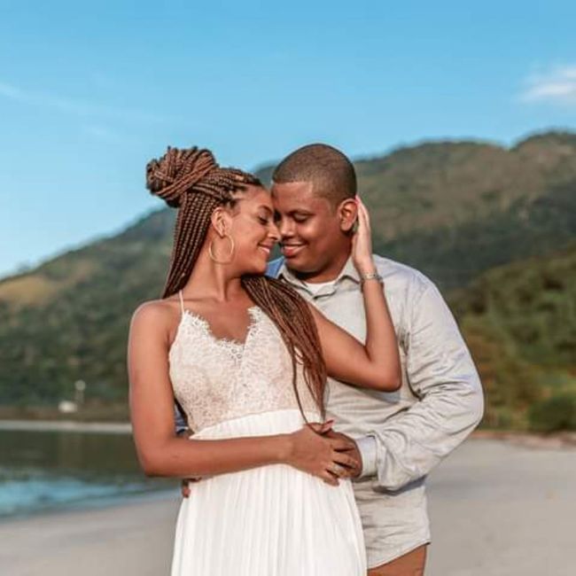Pre wedding com box braids 1
